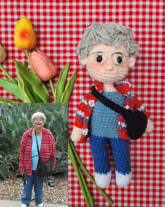 Personalized Crochet Doll (Bigger sizes)