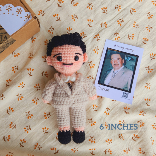 Tranquil® - Personalized Crochet Doll with Photo Card