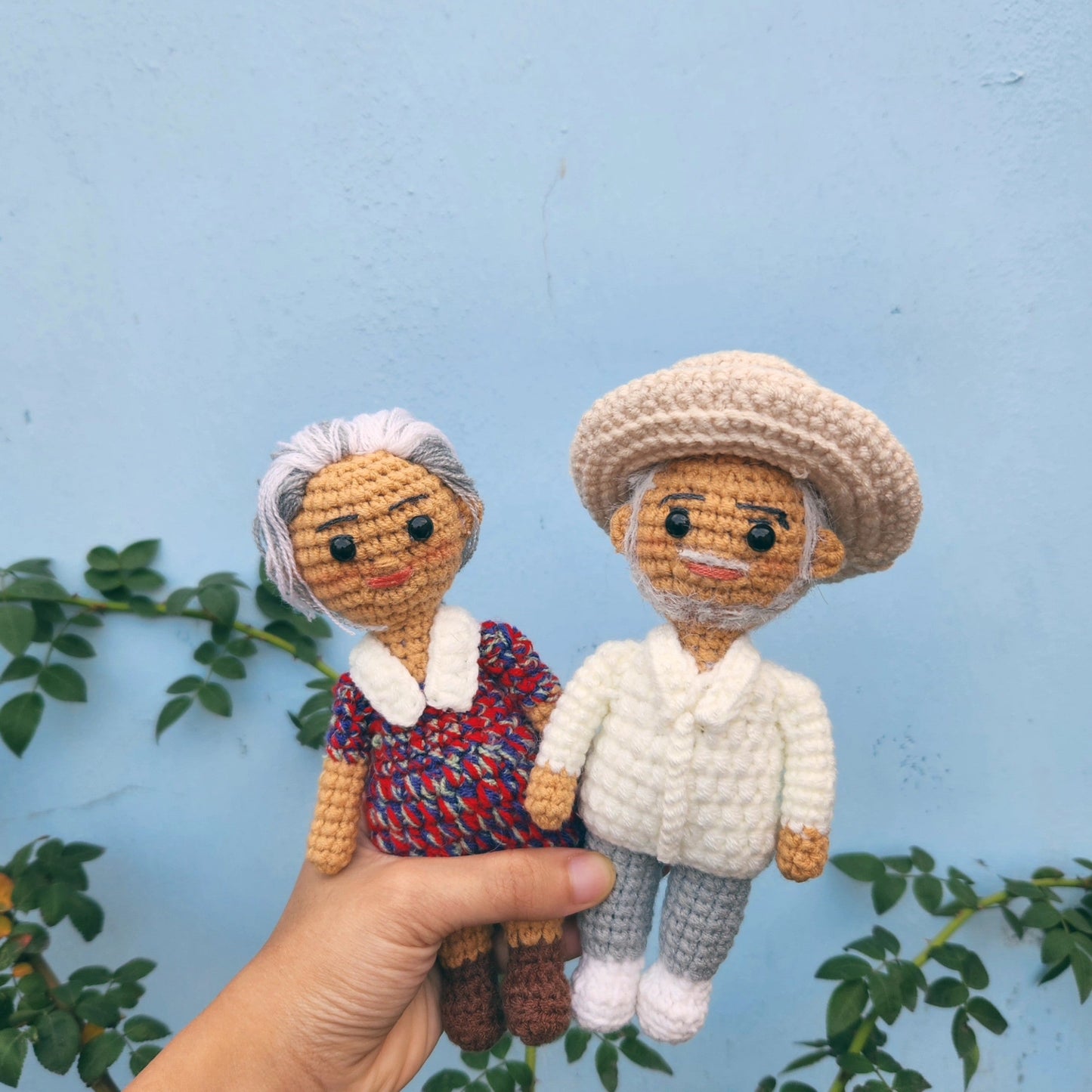 Personalized Couple Crochet Dolls